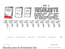 Tablet Screenshot of insolente-veggie.com